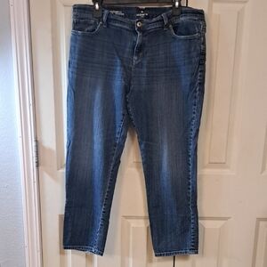 Liz Claiborne City Fit Skinny Boyfriend Women's Blue Jeans